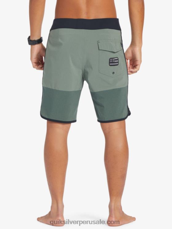 Quiksilver N8LNT30 hombres tomillo shorts de playa highlite festoneado 19