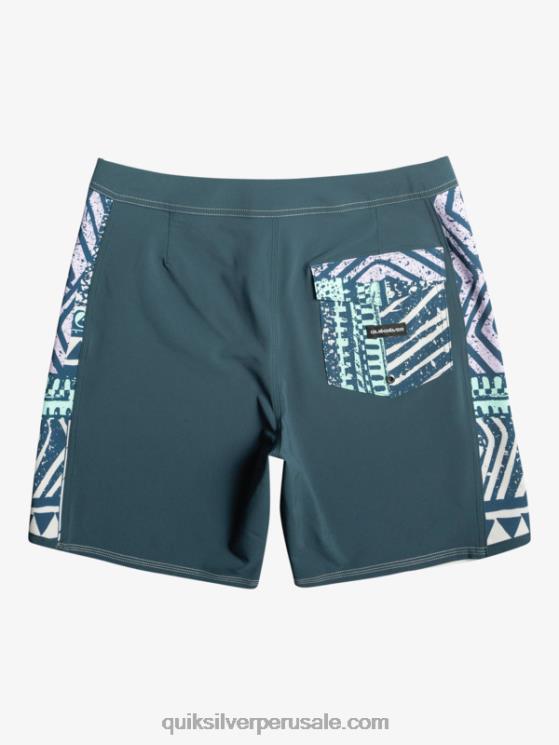 Quiksilver N8LNT311 hombres gris violeta shorts de playa surfsilk arch 18