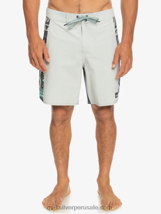 Quiksilver N8LNT311 hombres gris violeta shorts de playa surfsilk arch 18