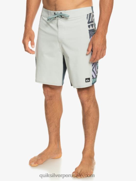 Quiksilver N8LNT311 hombres gris violeta shorts de playa surfsilk arch 18