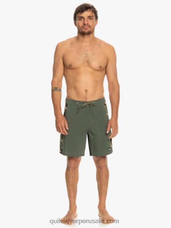 Quiksilver N8LNT312 hombres camuflaje shorts de playa surfsilk arch 18