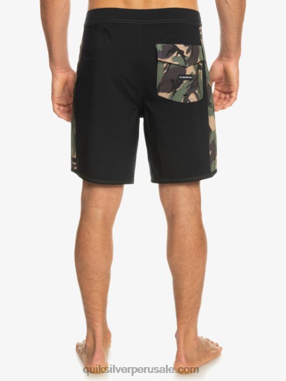 Quiksilver N8LNT312 hombres camuflaje shorts de playa surfsilk arch 18