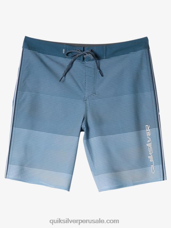 Quiksilver N8LNT332 hombres azul marino medianoche surfsilk masivo 20 shorts de baño