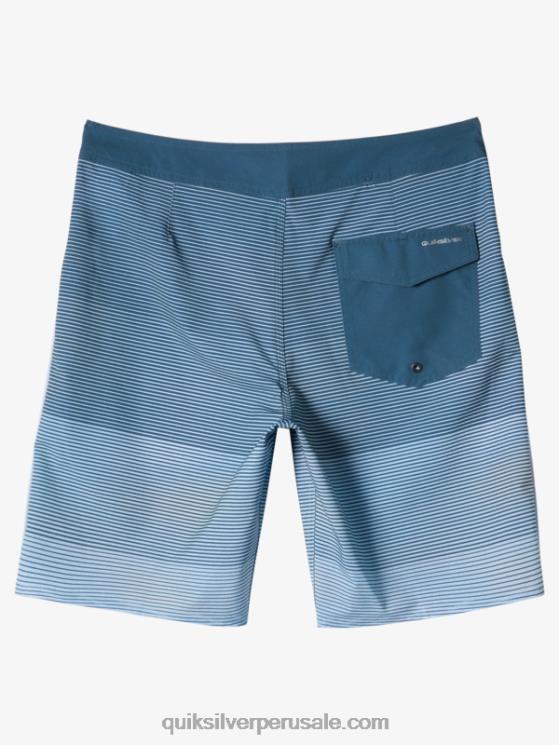 Quiksilver N8LNT332 hombres azul marino medianoche surfsilk masivo 20 shorts de baño