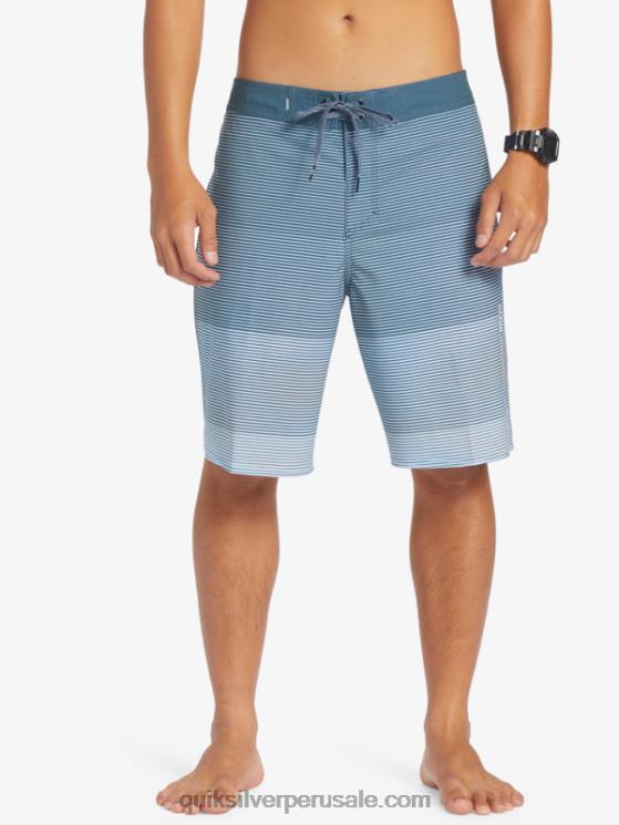 Quiksilver N8LNT332 hombres azul marino medianoche surfsilk masivo 20 shorts de baño