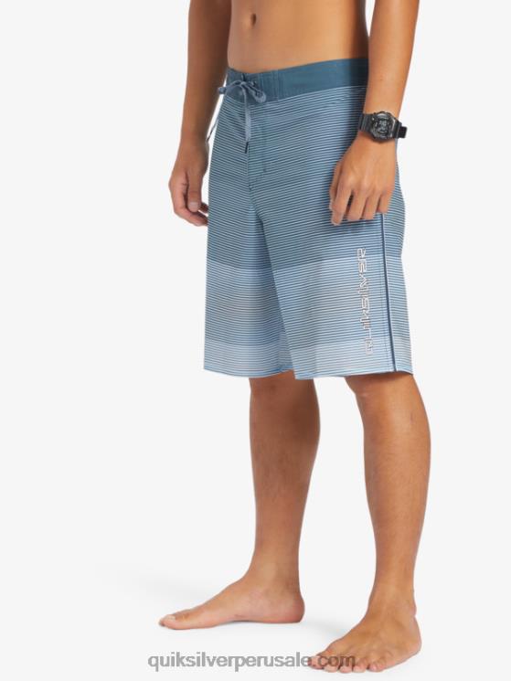 Quiksilver N8LNT332 hombres azul marino medianoche surfsilk masivo 20 shorts de baño