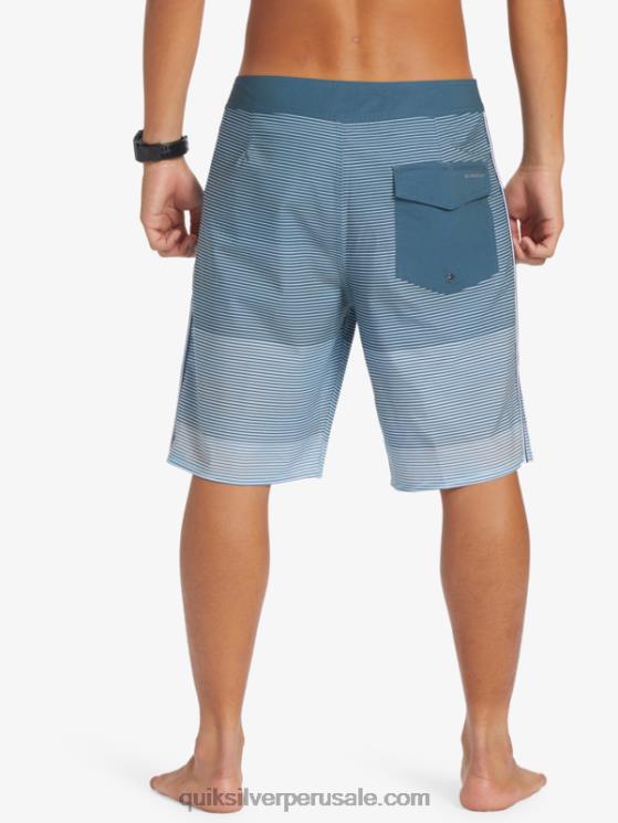 Quiksilver N8LNT332 hombres azul marino medianoche surfsilk masivo 20 shorts de baño