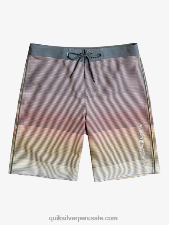 Quiksilver N8LNT334 hombres trigo surfsilk masivo 20 shorts de baño
