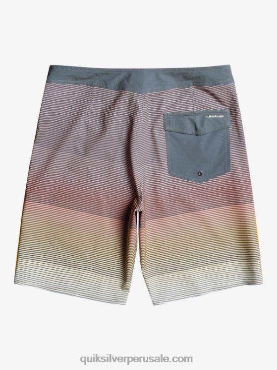 Quiksilver N8LNT334 hombres trigo surfsilk masivo 20 shorts de baño