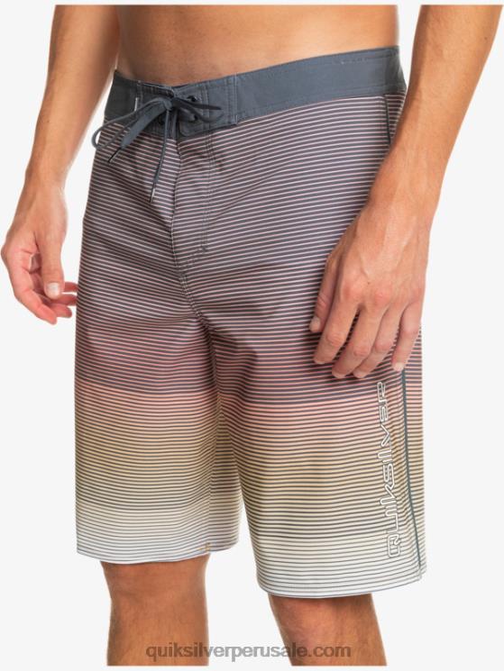 Quiksilver N8LNT334 hombres trigo surfsilk masivo 20 shorts de baño