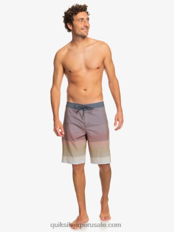 Quiksilver N8LNT334 hombres trigo surfsilk masivo 20 shorts de baño