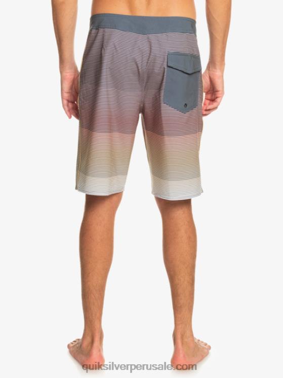 Quiksilver N8LNT334 hombres trigo surfsilk masivo 20 shorts de baño