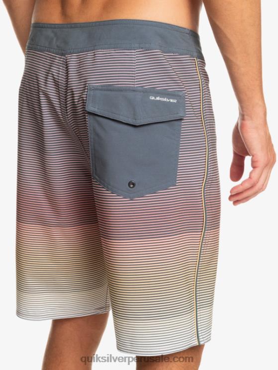 Quiksilver N8LNT334 hombres trigo surfsilk masivo 20 shorts de baño