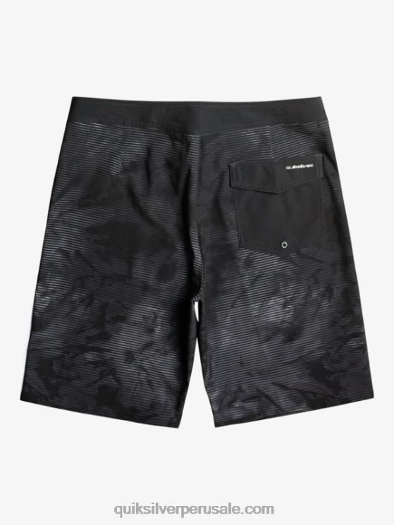 Quiksilver N8LNT335 hombres negro surfsilk masivo 20 shorts de baño