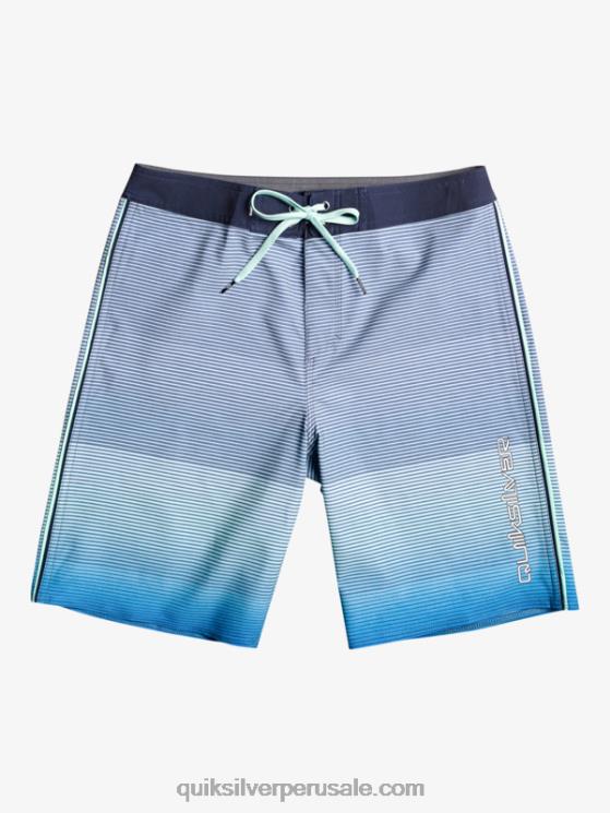 Quiksilver N8LNT336 hombres snorkel azul surfsilk masivo 20 shorts de baño