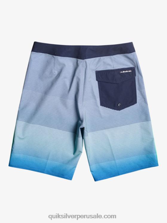 Quiksilver N8LNT336 hombres snorkel azul surfsilk masivo 20 shorts de baño