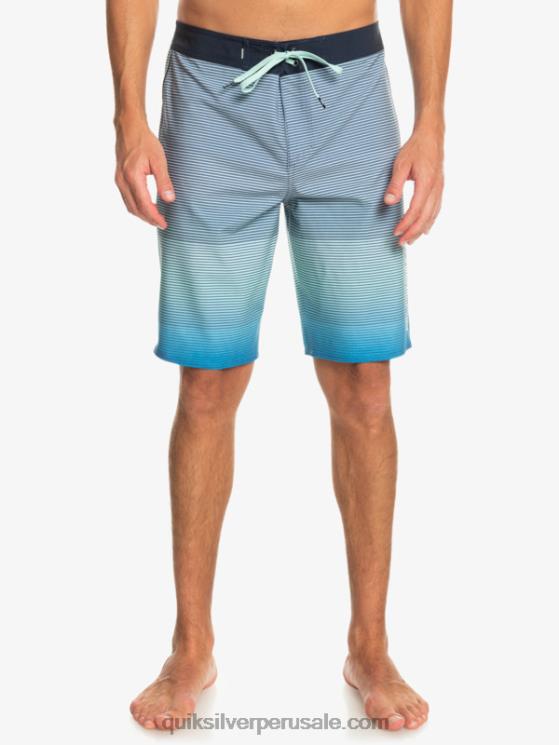 Quiksilver N8LNT336 hombres snorkel azul surfsilk masivo 20 shorts de baño
