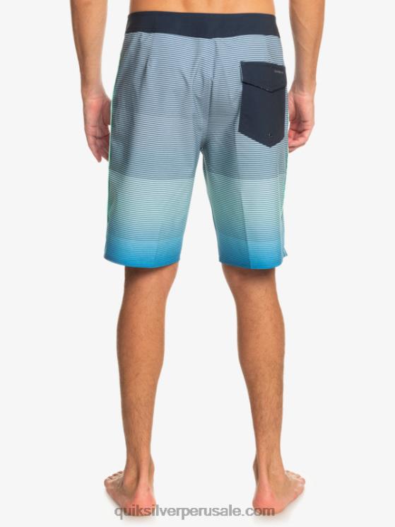 Quiksilver N8LNT336 hombres snorkel azul surfsilk masivo 20 shorts de baño