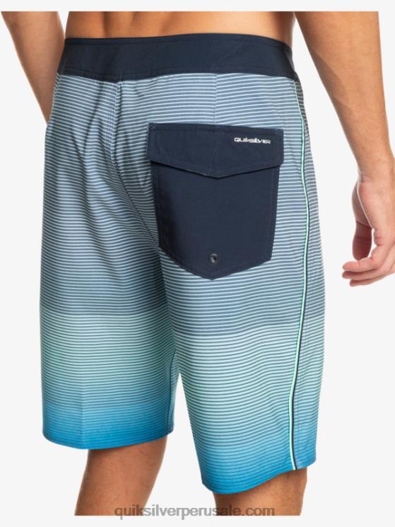 Quiksilver N8LNT336 hombres snorkel azul surfsilk masivo 20 shorts de baño