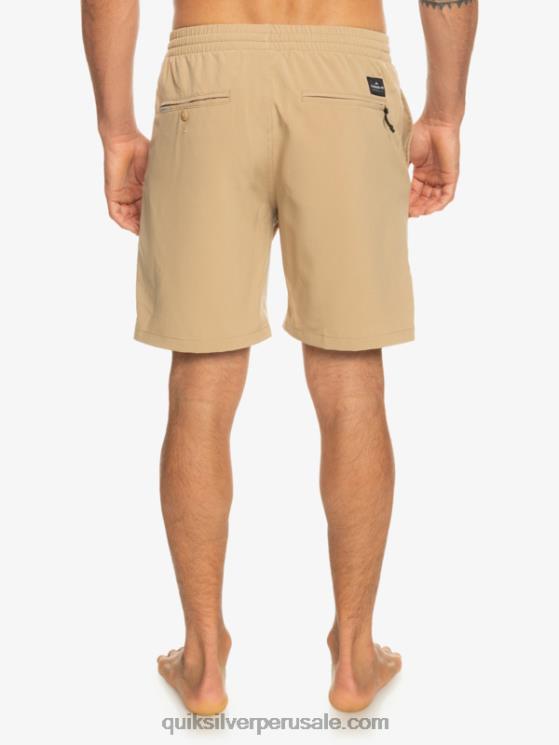 Quiksilver N8LNT344 hombres playa shorts elásticos ocean 18 anfibios