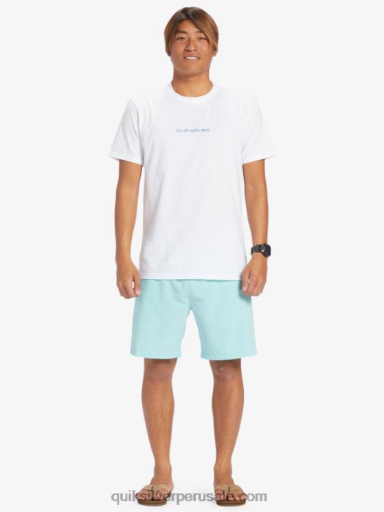 Quiksilver N8LNT346 hombres Angel Azul shorts elásticos ocean 18 anfibios