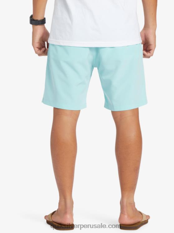 Quiksilver N8LNT346 hombres Angel Azul shorts elásticos ocean 18 anfibios