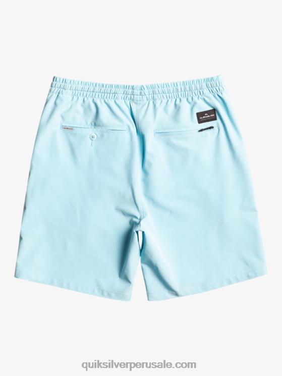 Quiksilver N8LNT347 hombres cielo azul shorts elásticos ocean 18 anfibios