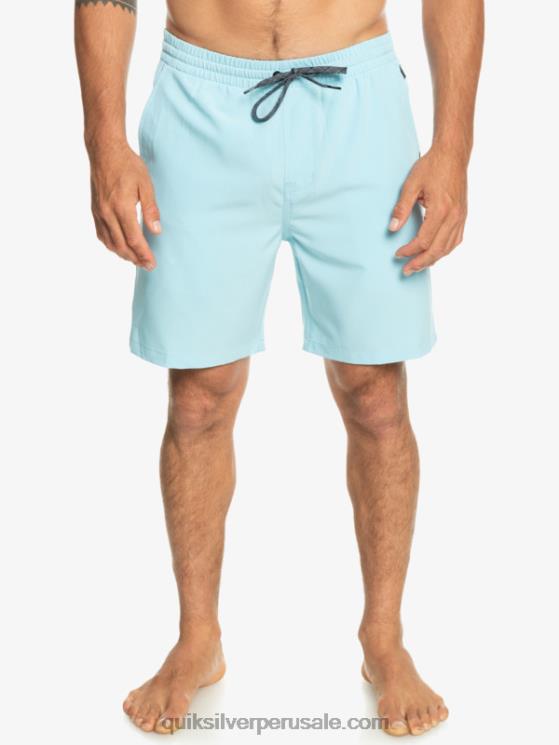 Quiksilver N8LNT347 hombres cielo azul shorts elásticos ocean 18 anfibios