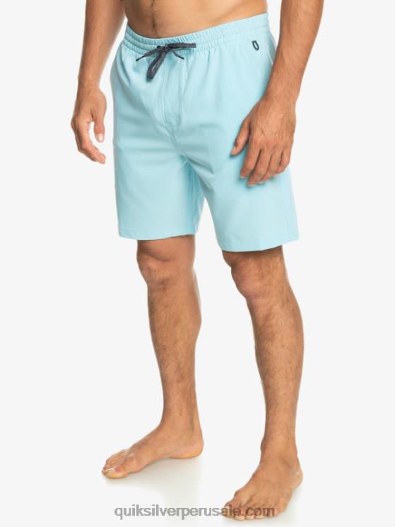 Quiksilver N8LNT347 hombres cielo azul shorts elásticos ocean 18 anfibios