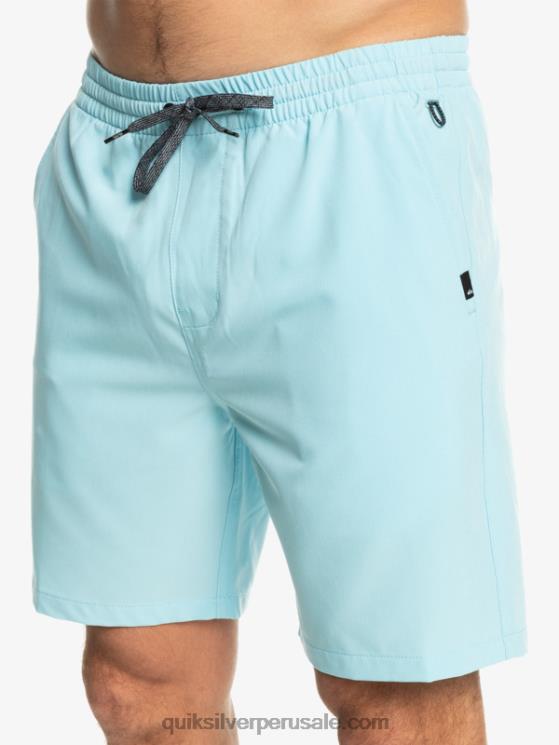 Quiksilver N8LNT347 hombres cielo azul shorts elásticos ocean 18 anfibios