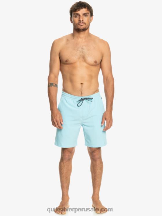 Quiksilver N8LNT347 hombres cielo azul shorts elásticos ocean 18 anfibios