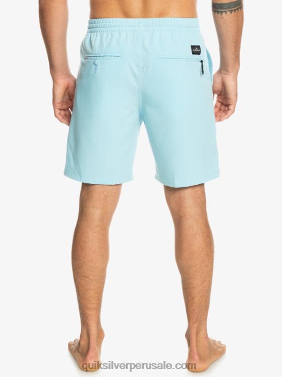 Quiksilver N8LNT347 hombres cielo azul shorts elásticos ocean 18 anfibios