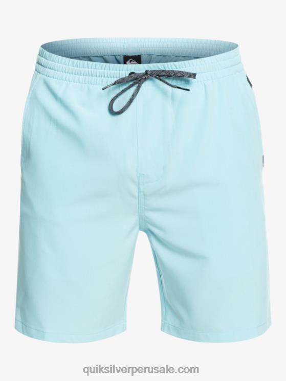 Quiksilver N8LNT347 hombres cielo azul shorts elásticos ocean 18 anfibios