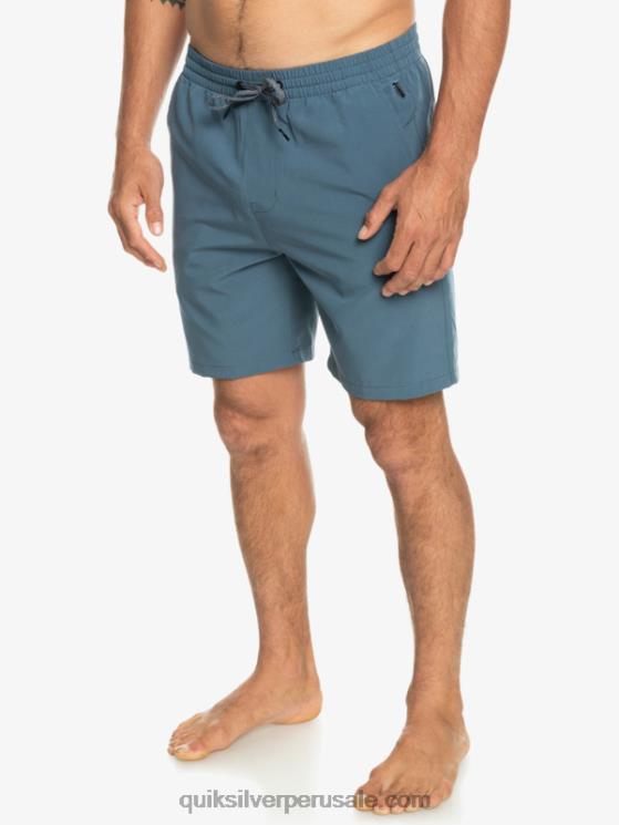 Quiksilver N8LNT348 hombres mar de bering shorts elásticos ocean 18 anfibios