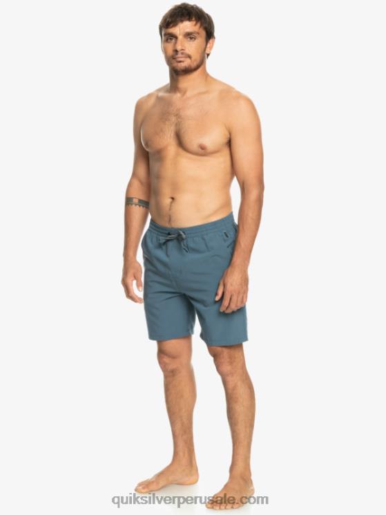 Quiksilver N8LNT348 hombres mar de bering shorts elásticos ocean 18 anfibios