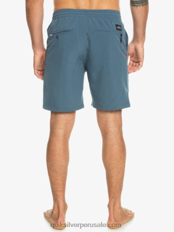 Quiksilver N8LNT348 hombres mar de bering shorts elásticos ocean 18 anfibios