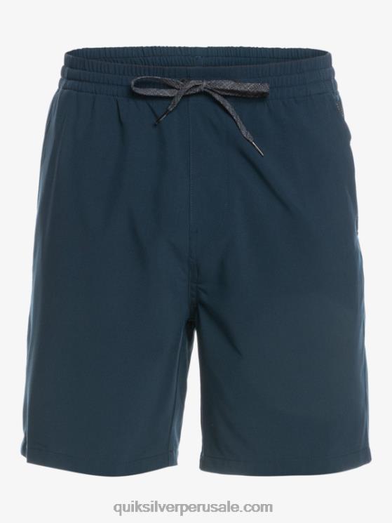 Quiksilver N8LNT349 hombres chaqueta azul marino shorts elásticos ocean 18 anfibios