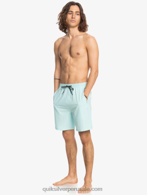 Quiksilver N8LNT351 hombres agua helada shorts elásticos ocean 18 anfibios