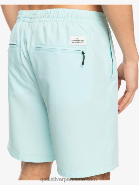 Quiksilver N8LNT351 hombres agua helada shorts elásticos ocean 18 anfibios