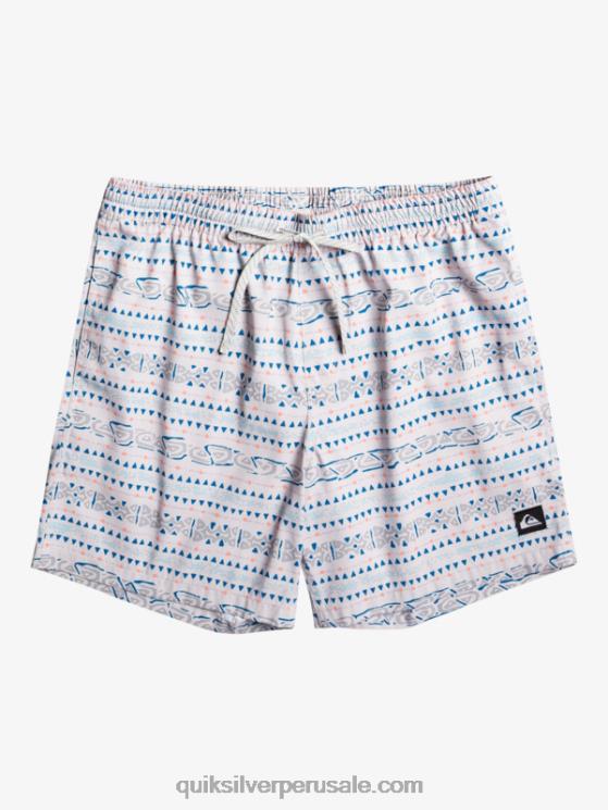Quiksilver N8LNT356 hombres gris violeta remezclar 17 voleas