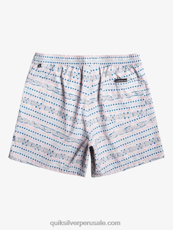 Quiksilver N8LNT356 hombres gris violeta remezclar 17 voleas