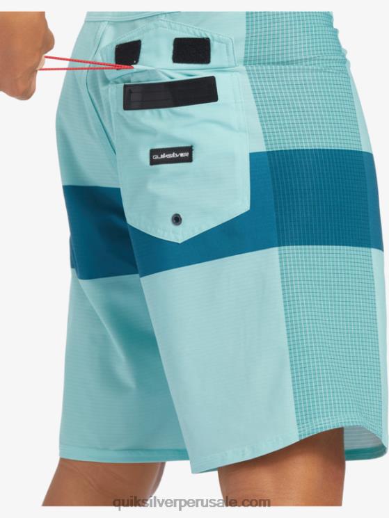 Quiksilver N8LNT367 hombres Angel Azul shorts de playa highlite arch 19