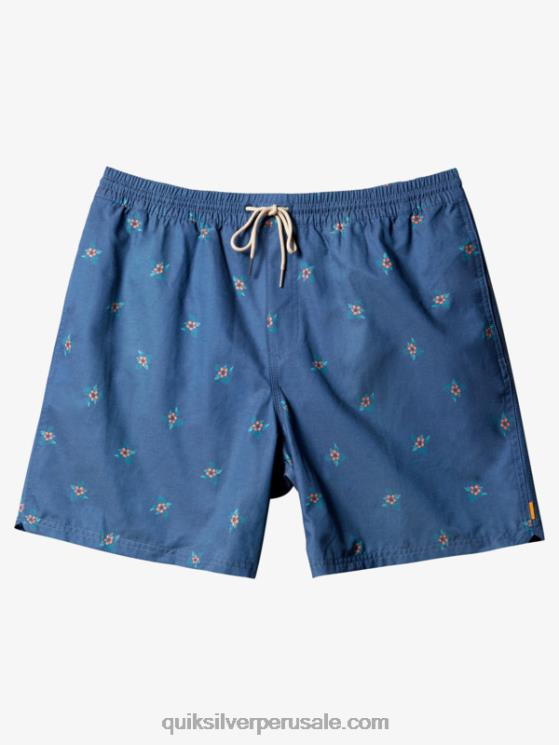 Quiksilver N8LNT395 hombres alférez azul pequeños pedales v pedales pequeños waterman 17 voleas