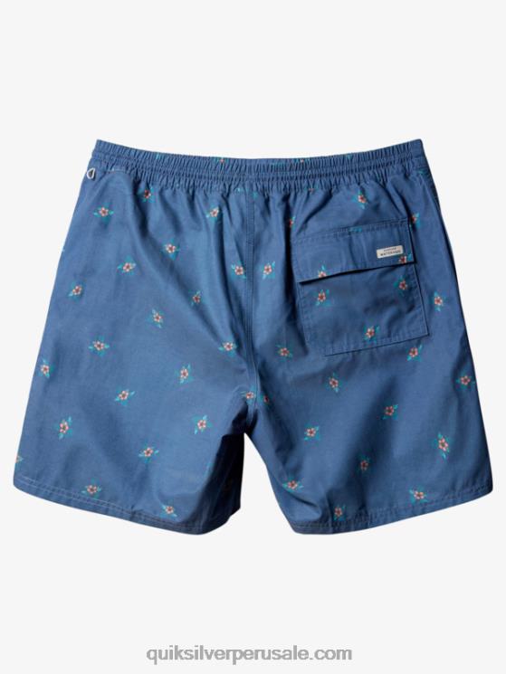 Quiksilver N8LNT395 hombres alférez azul pequeños pedales v pedales pequeños waterman 17 voleas
