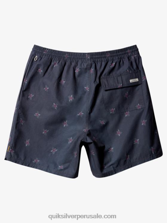 Quiksilver N8LNT396 hombres pedales pequeños negros v pedales pequeños waterman 17 voleas