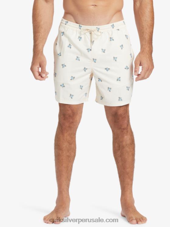 Quiksilver N8LNT397 hombres pedales pequeños blancos antiguos v pedales pequeños waterman 17 voleas