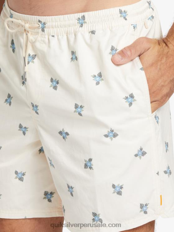 Quiksilver N8LNT397 hombres pedales pequeños blancos antiguos v pedales pequeños waterman 17 voleas