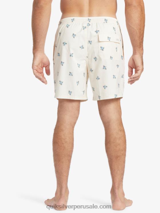 Quiksilver N8LNT397 hombres pedales pequeños blancos antiguos v pedales pequeños waterman 17 voleas