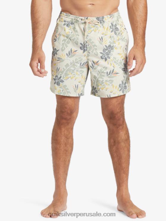 Quiksilver N8LNT408 hombres sensación perfecta de arroz integral Waterman sensación perfecta 17 voleas
