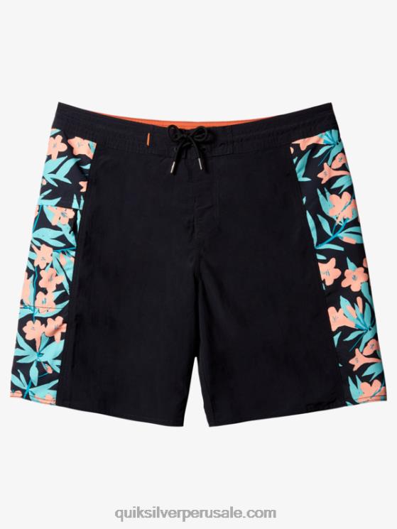 Quiksilver N8LNT415 hombres negro shorts de playa waterman cliffside solid 19